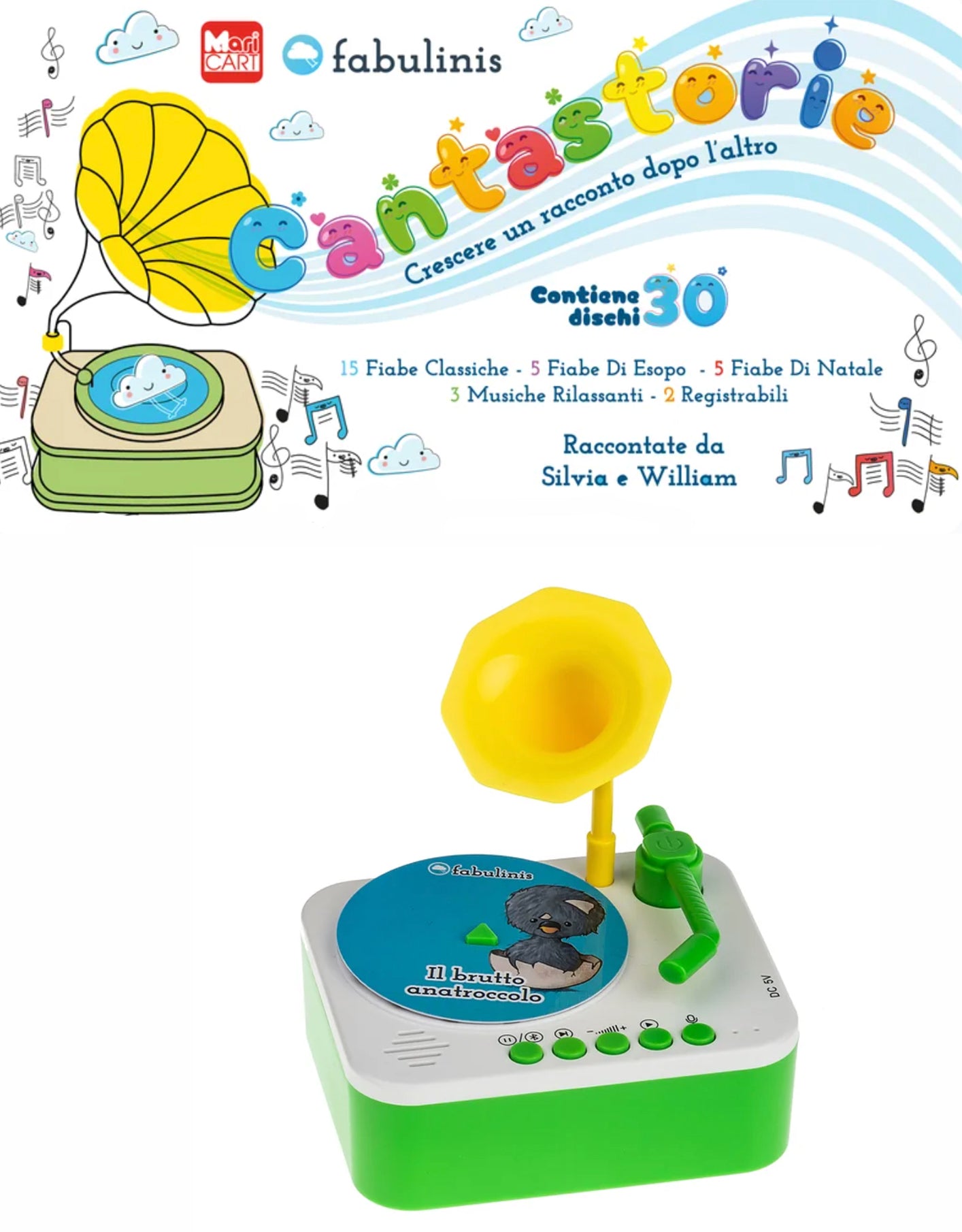 Il Cantastorie – una nuova magia con le voci di Silvia e William di Fabulinis