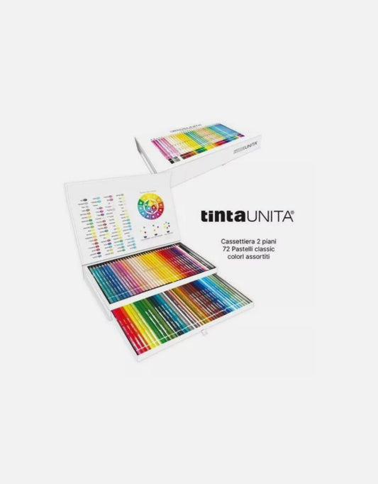 Set Cassettiera 72 Pastelli Mina 4.0 – Tinta Unita