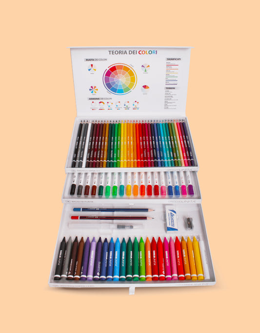 Cassettiera Magnetica tintaUNITA Art 3 Piani – Set 78 Pezzi