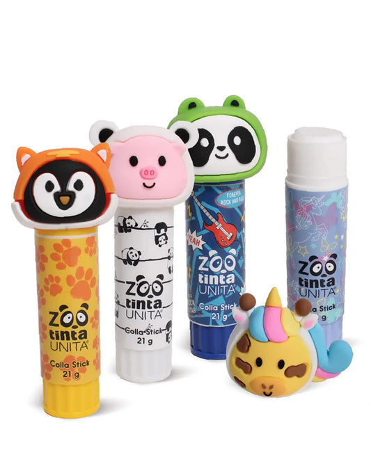 Colla Stick con Topper Tinta Unita Zoo