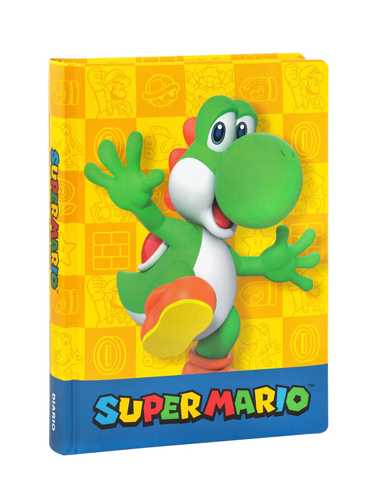Diario Super Mario 2025/2026 - 12 Mesi Giornaliero Non Datato Giallo | Panini