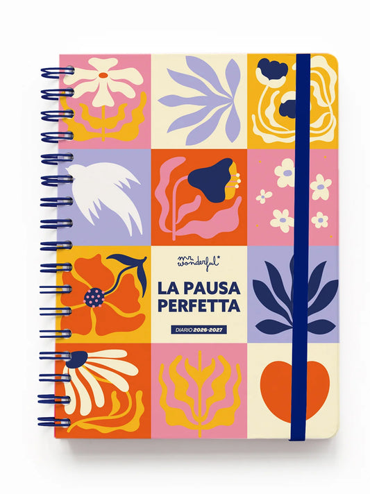 Diario Agenda Mr. Wonderful 2026-2027 Giornaliera – La Pausa Perfetta