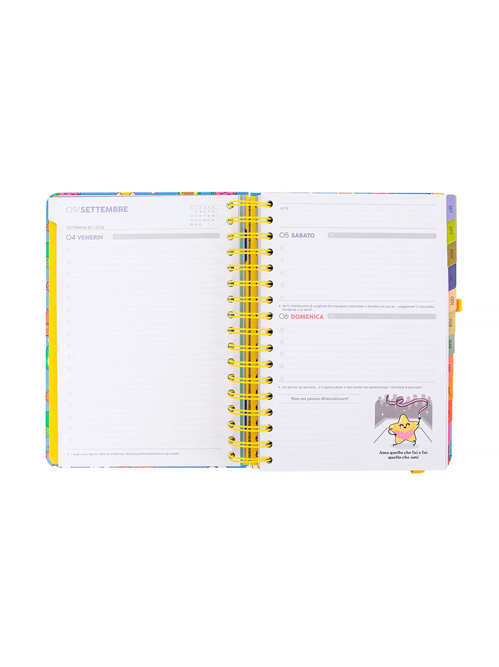 Diario Agenda Mr. Wonderful 2026-2027 Giornaliero – Nel mio mondo