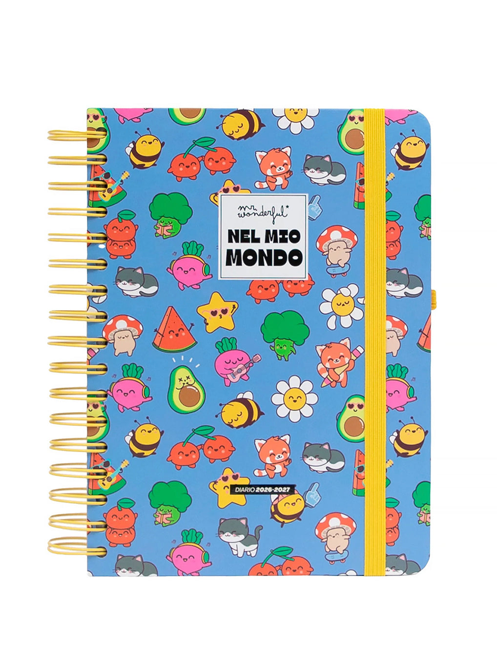 Diario Agenda Mr. Wonderful 2026-2027 Giornaliero – Nel mio mondo