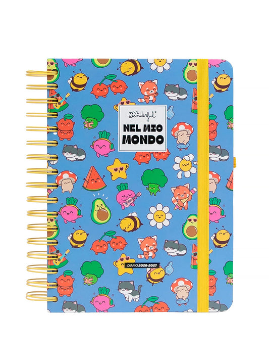 Diario Agenda Mr. Wonderful 2026-2027 Giornaliero – Nel mio mondo