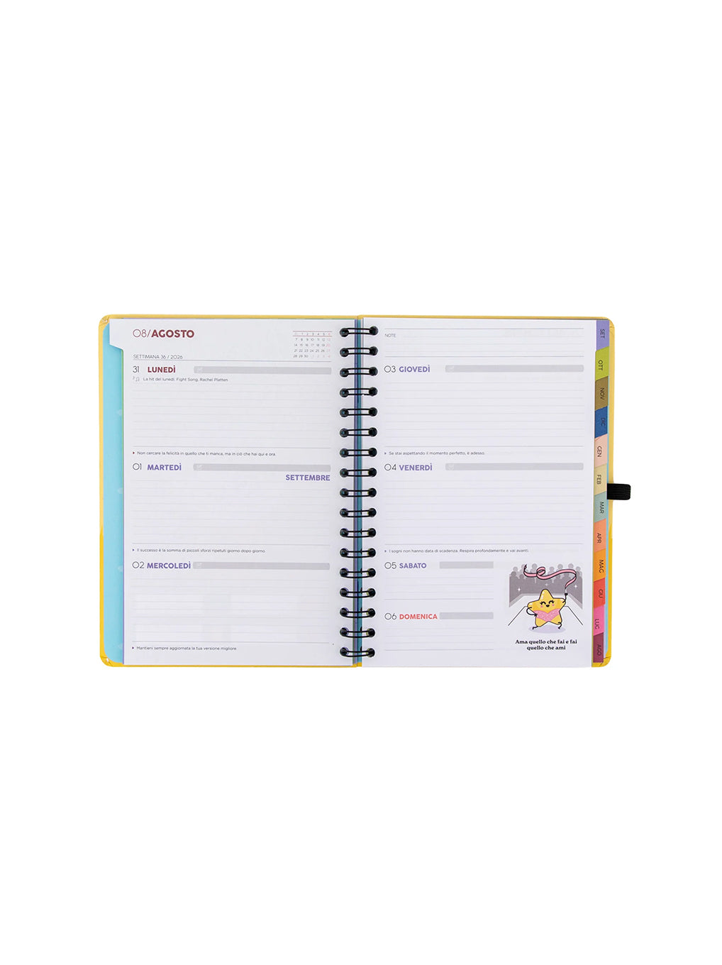 Diario Agenda Mr. Wonderful 2026-2027 Settimanale – Assomigli al Mio Crush