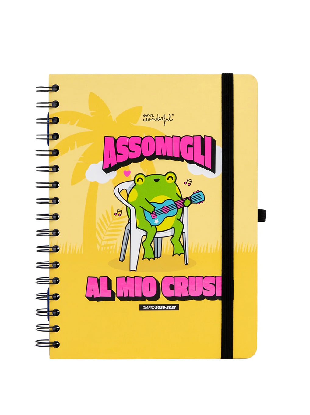 Diario Agenda Mr. Wonderful 2026-2027 Settimanale – Assomigli al Mio Crush