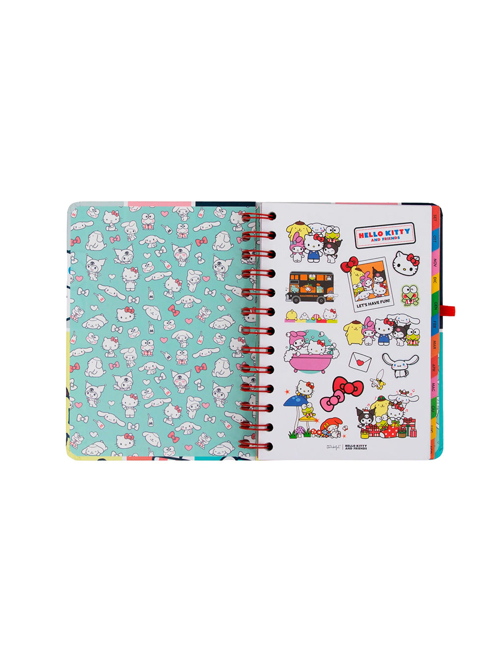 Diario Agenda Piccolo Mr. Wonderful 2026-2027 Hello Kitty & Friends Settimanale + 3 Penne Cancellabili Bo-Bo – Siamo la Squadra Migliore