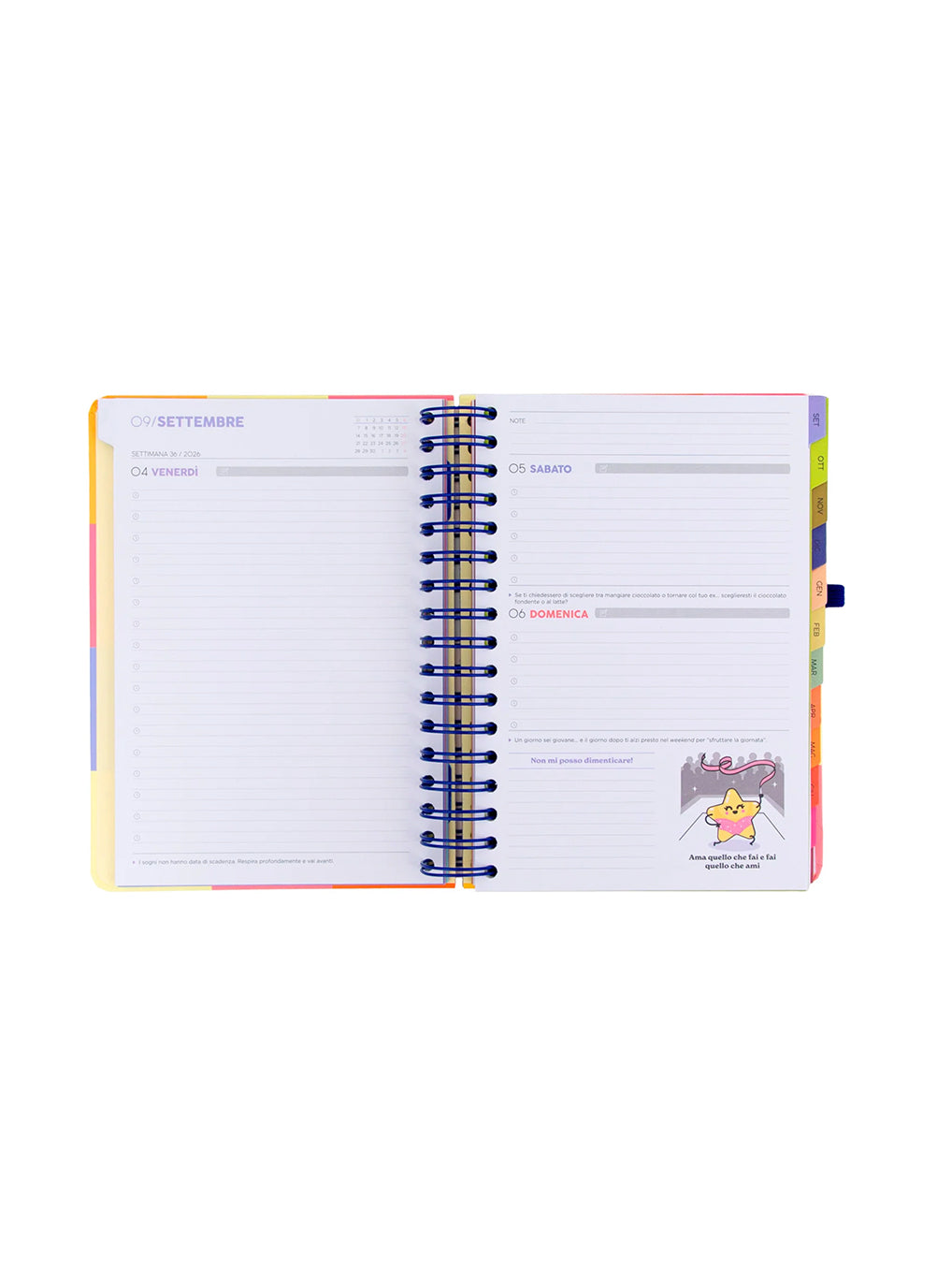 Diario Agenda Mr. Wonderful Piccolo 2026-2027 Giornaliero – La Pausa Perfetta