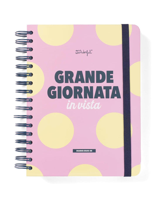 Diario Agenda Giornaliera Wonder 2025-2026 - “Grande Giornata in Vista” | Mr. Wonderful