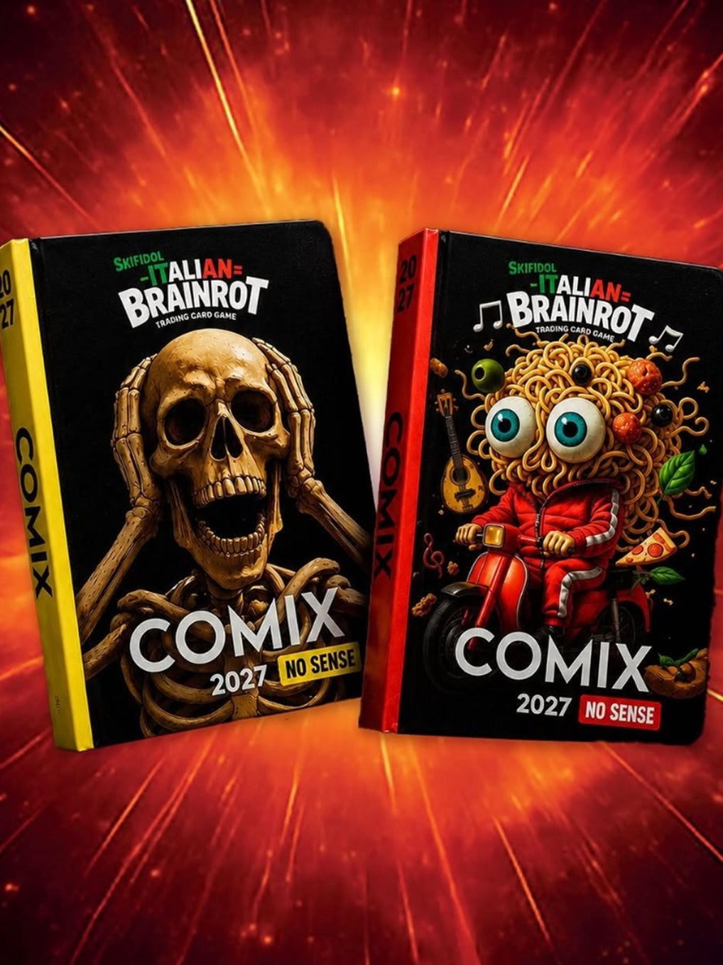Diario Comix Italian Brainrot con Card Collezionabile