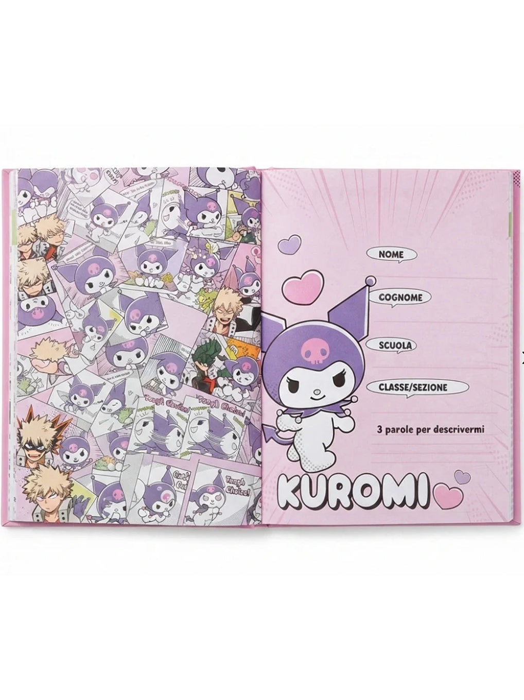 Diario Kuromi Sanrio Non Datato Giochi Preziosi
