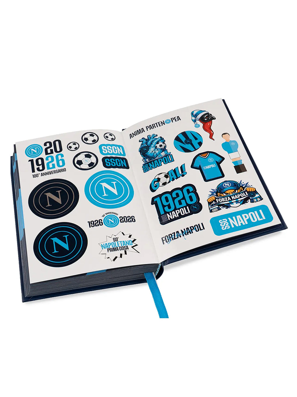 Diario Scuola SSC Napoli 2026/2027 Non Datato Ufficiale Colourbook – Edizione Centenario 100 Anni