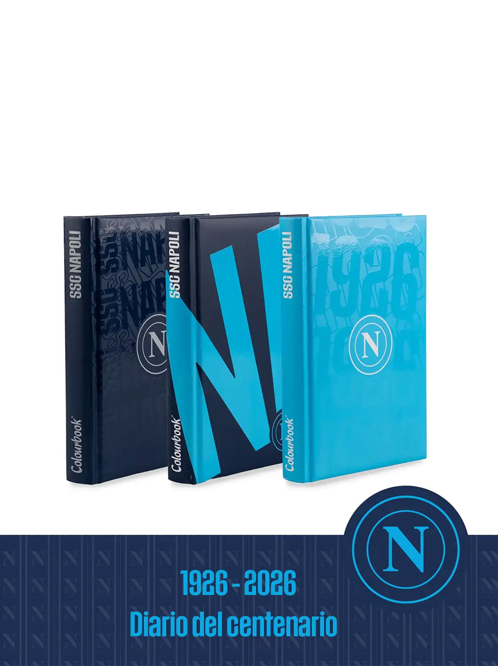 Diario Scuola SSC Napoli 2026/2027 Non Datato Ufficiale Colourbook – Edizione Centenario 100 Anni