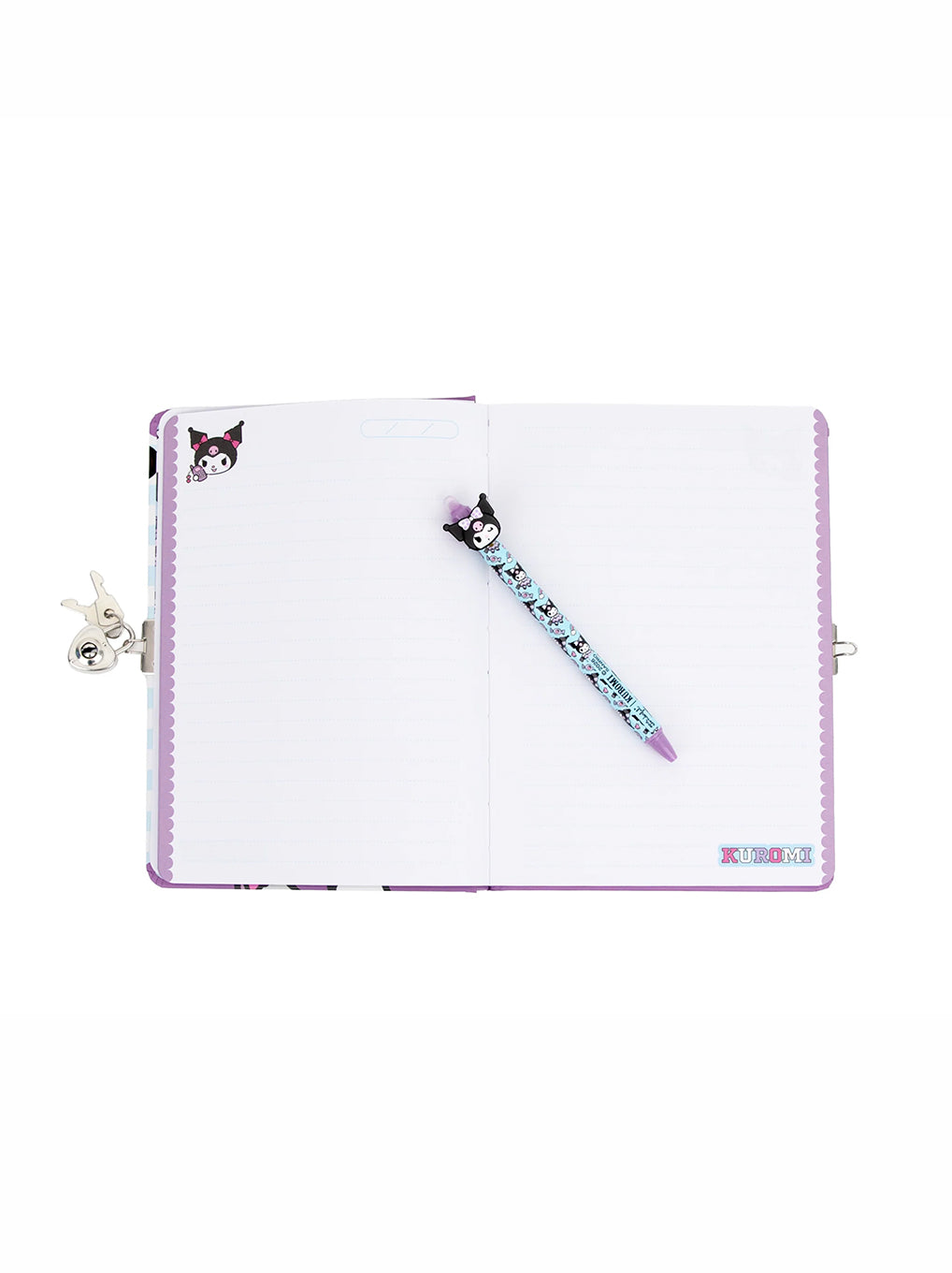Diario Segreto Kuromi con Lucchetto e Penna Cancellabile – Mr. Wonderful