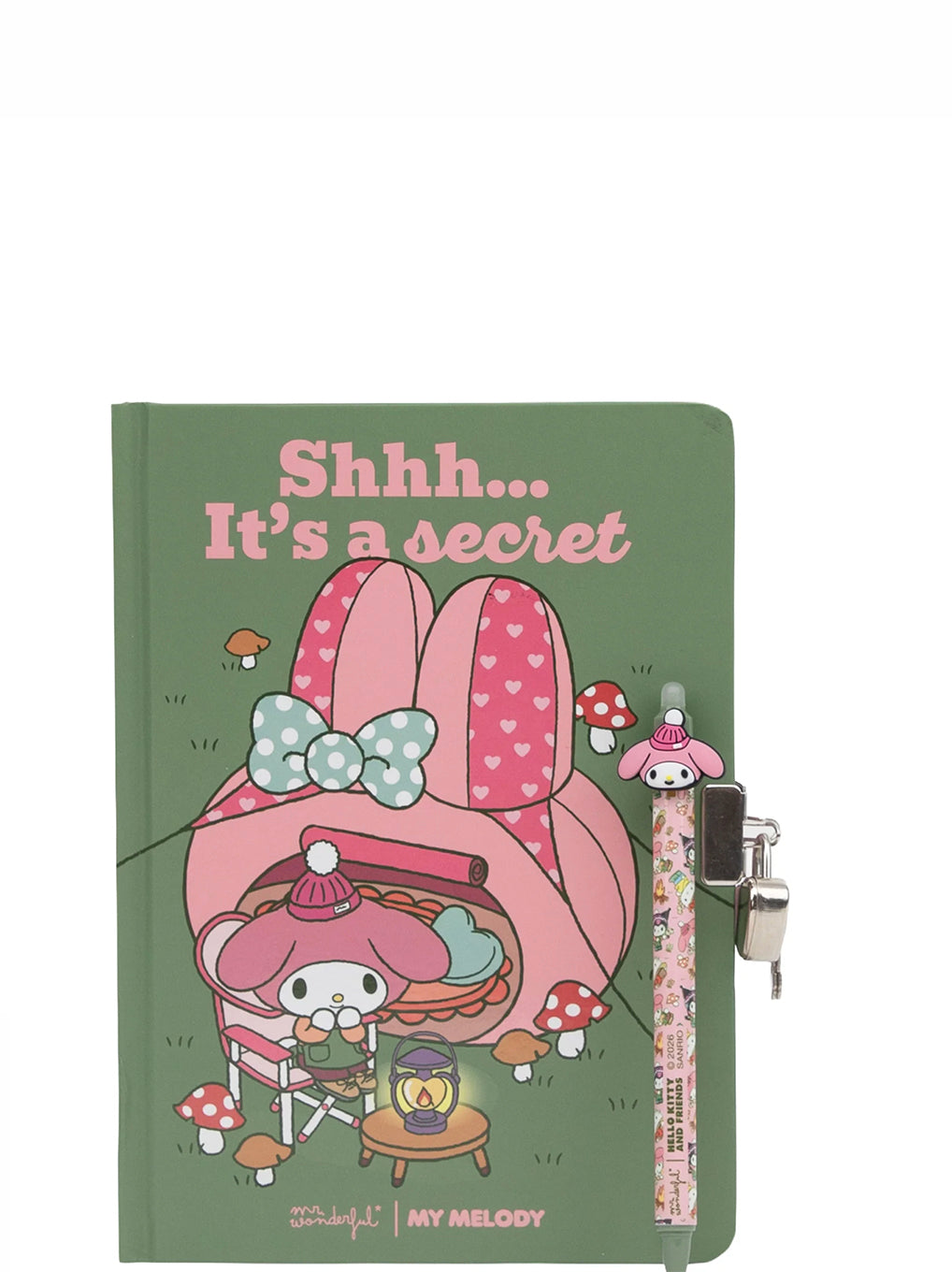 Diario Segreto My Melody con Lucchetto e Penna Cancellabile – Mr. Wonderful