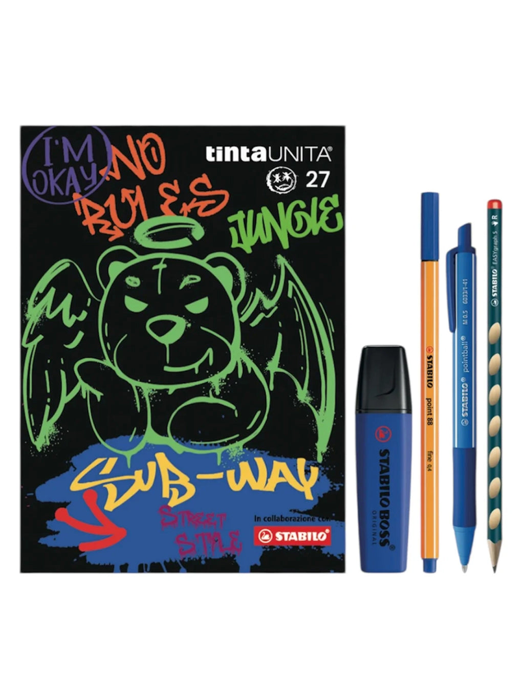 Diario Tinta Unita x STABILO 2026/2027
