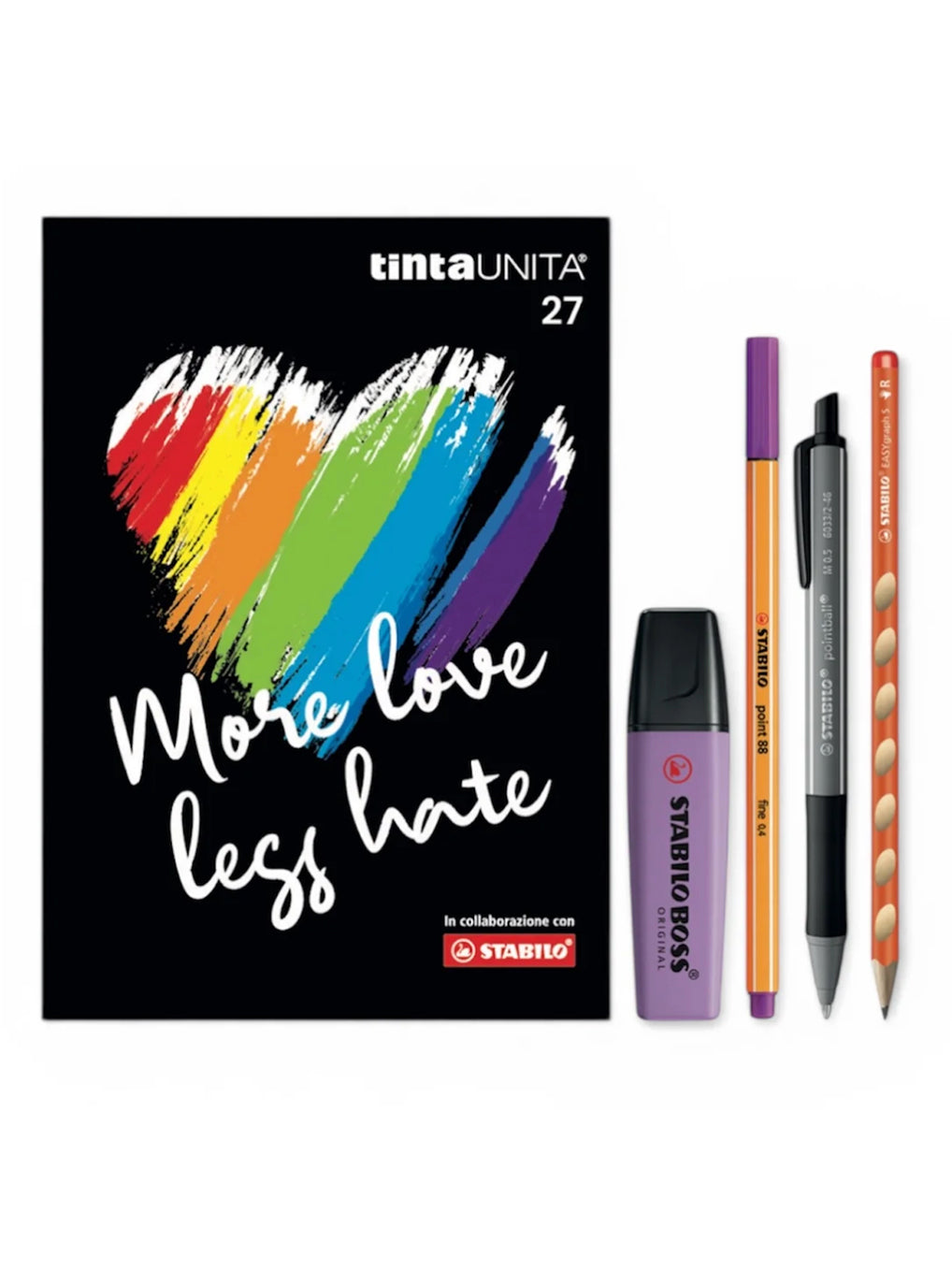 Diario Tinta Unita x STABILO 2026/2027