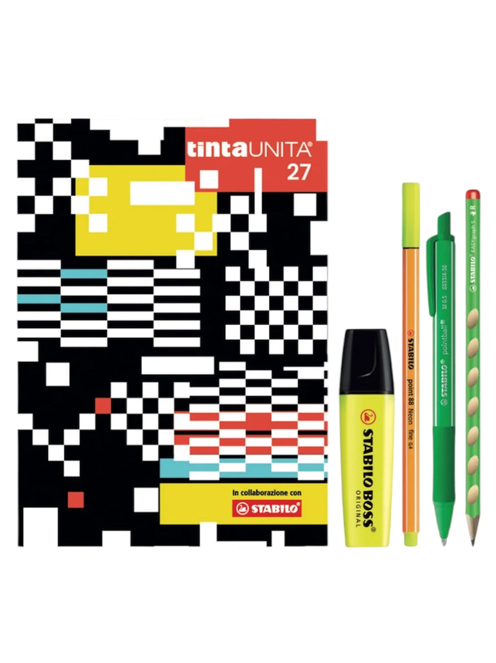 Diario Tinta Unita x STABILO 2026/2027