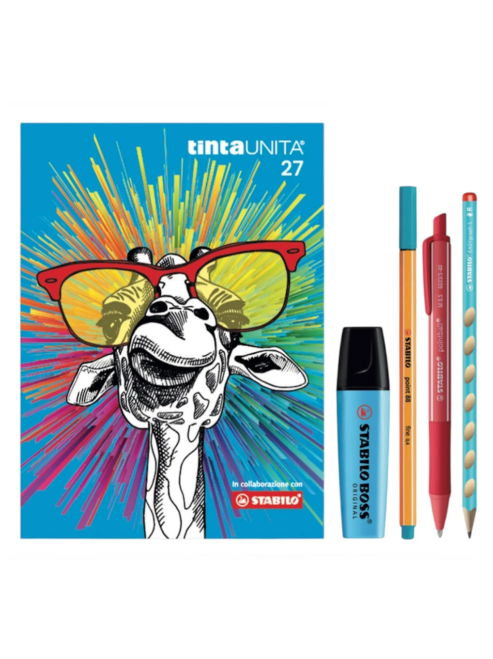 Diario Tinta Unita x STABILO 2026/2027
