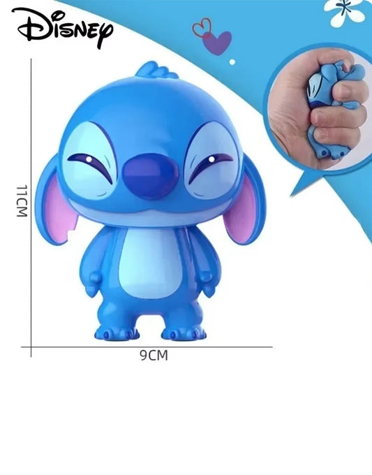 Disney Stitch Squishy 11 cm - Morbido e Divertente Giocattolo Antistress