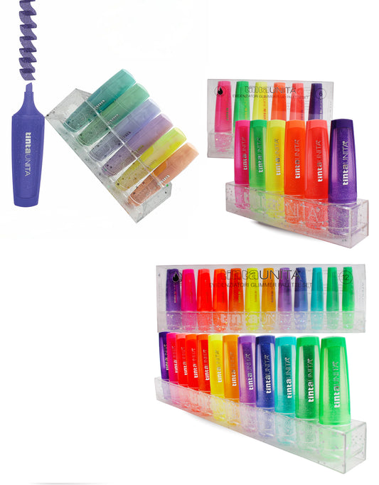 Evidenziatori Palette Set Glimmer Tinta Unita