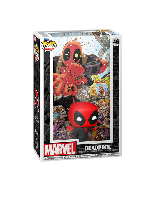 Funko Pop! Comic Cover Marvel – Deadpool in Black Suit 46