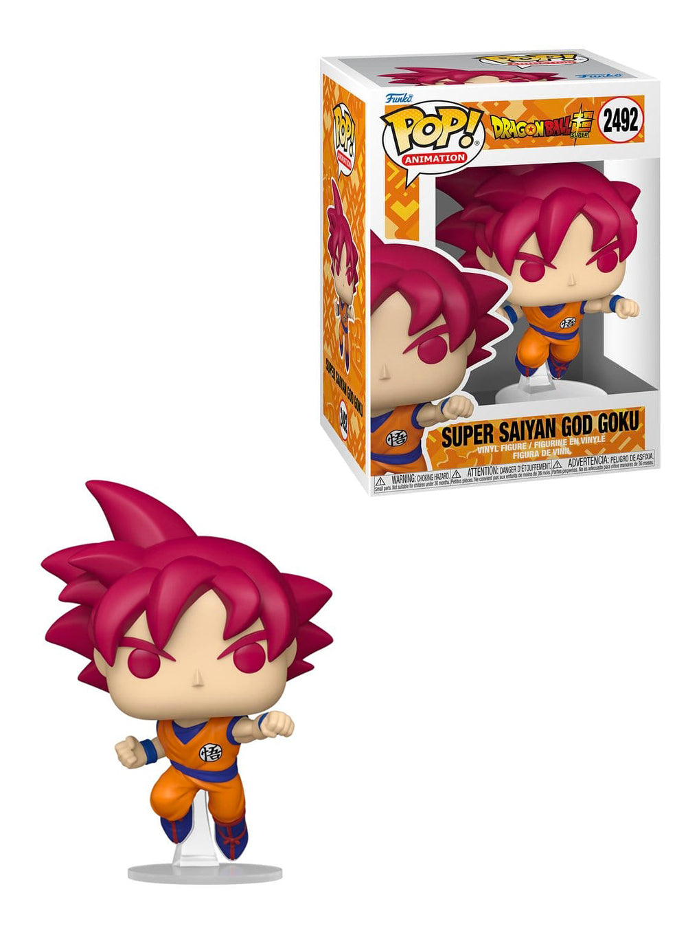 Funko Pop! Dragon Ball Super God Goku 2492