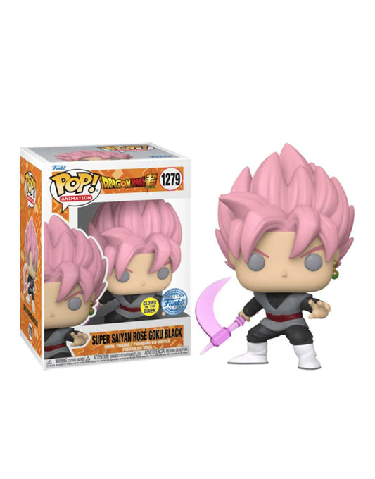 Funko Pop! Dragon Ball Super - Super Saiyan Rosè Goku Black 1279 Glow in the Dark Exclusive