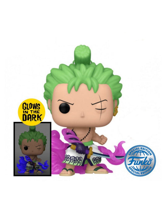 Funko Pop! One Piece - Zoro w/Enma Glow in the Dark Exclusive | Edizione Limitata