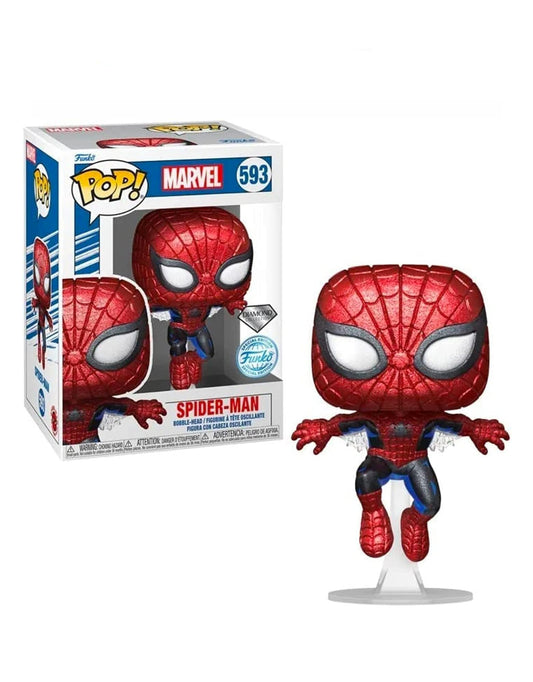 Funko Pop! Marvel Spider-Man 593 – Exclusive Diamond Collection