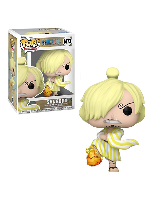 Funko Pop! One Piece - Sangoro 1473: Colleziona il Cuoco di Bordo dei Mugiwara