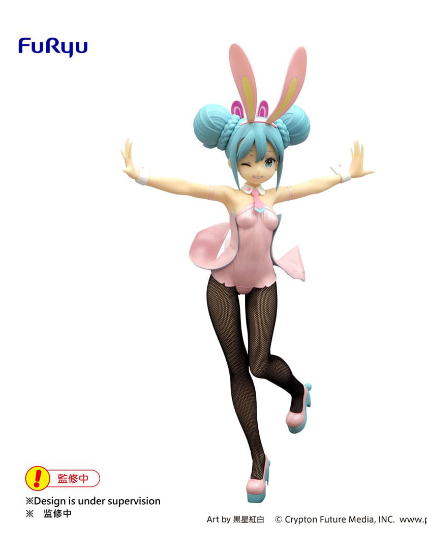 Furyu Hatsune Miku BiCute Bunnies - Wink Pearl Pink Color Ver.