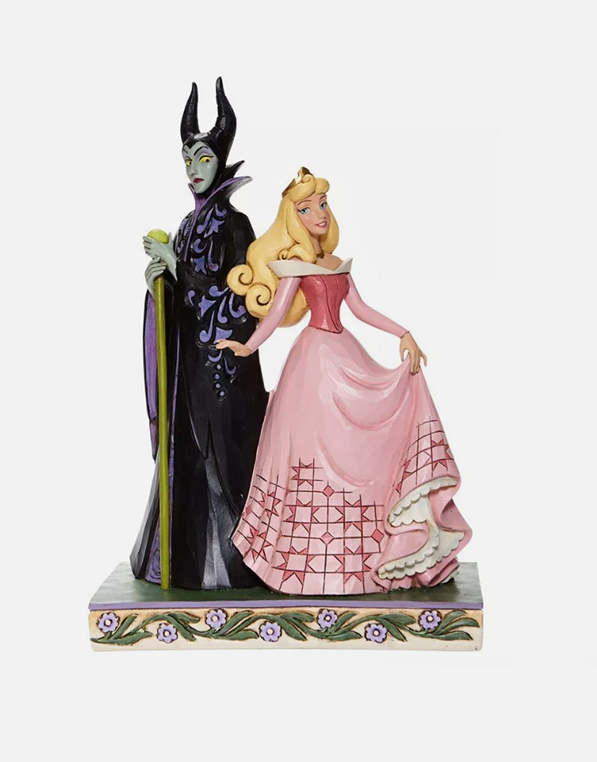 Aurora e Malefica - Statuetta Jim Shore Disney Traditions