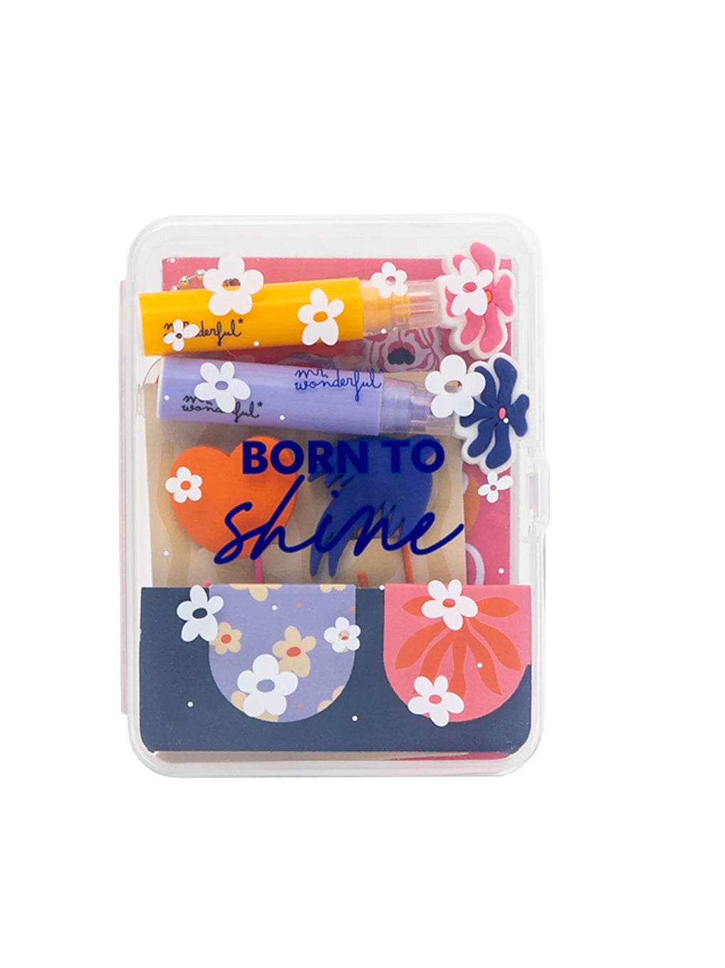 Kit per Decorare il Tuo Diario e Agenda Mr. Wonderful – Born To Shine