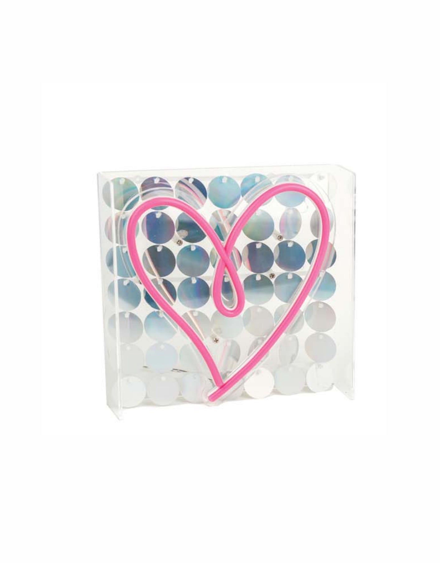 Lampada LED con Paillettes Cuore – Maricart