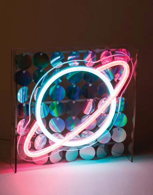 Lampada LED con Paillettes Pianeta – Maricart