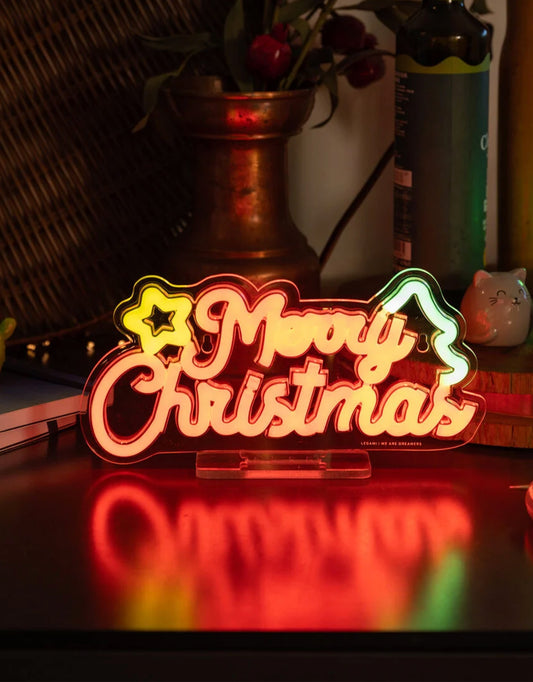 Lampada LED Effetto Neon – merry Christmas – Legami It's a Sign