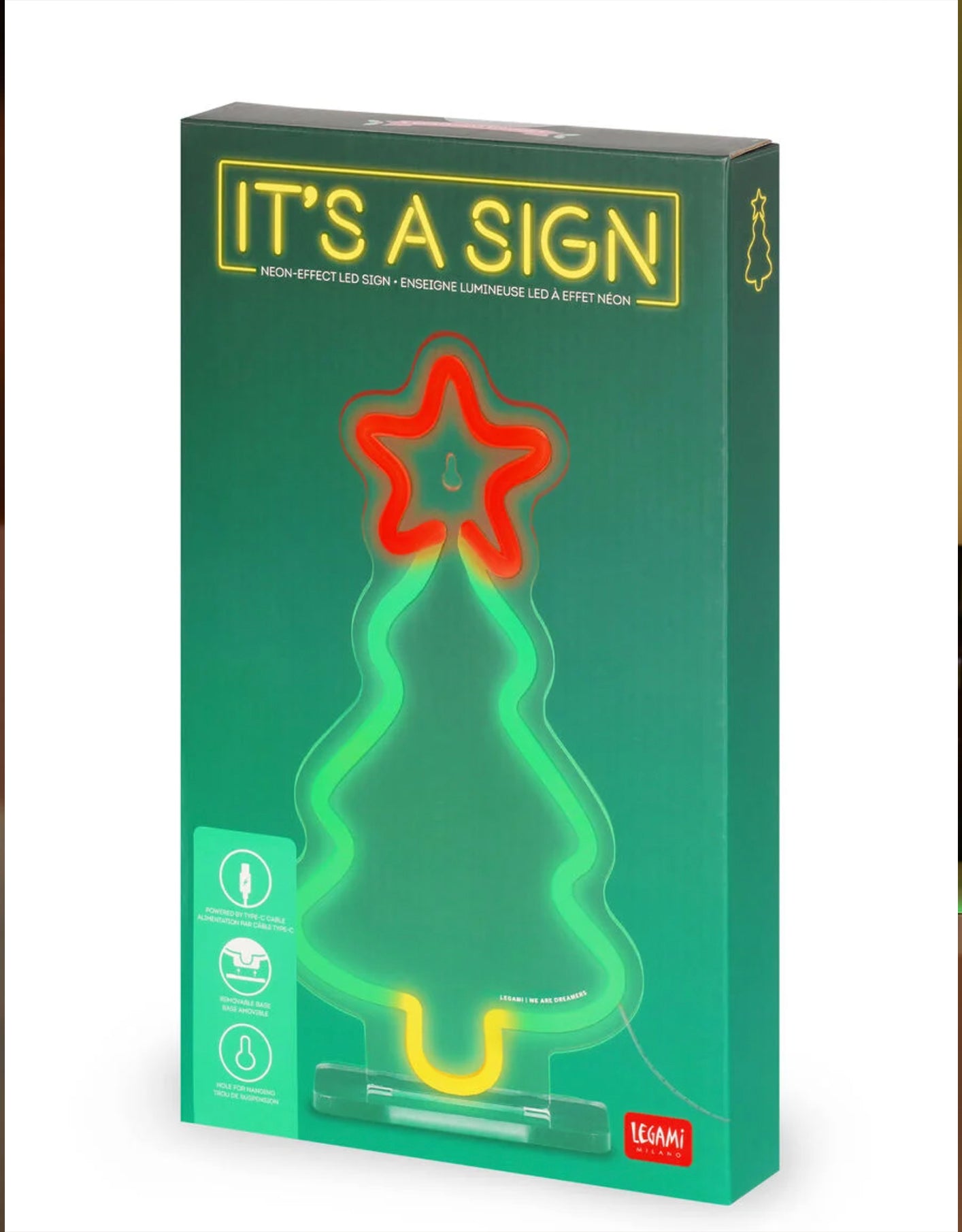 Lampada LED Effetto Neon – XMas Tree | It’s a Sign – Legami