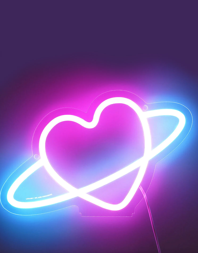 Lampada Legami LED a Effetto Neon - It's a Sign Heart