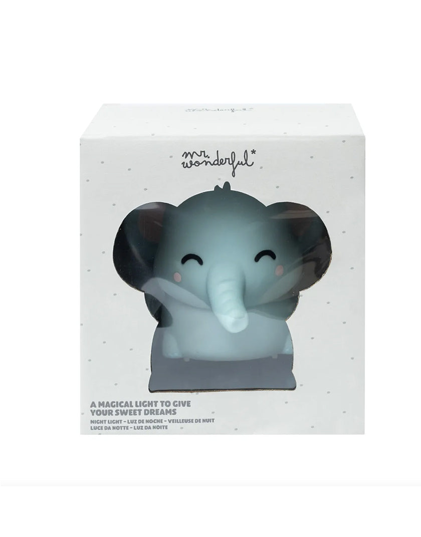 Luce notturna magica per dolci sogni Mr. Wonderful - Elefante