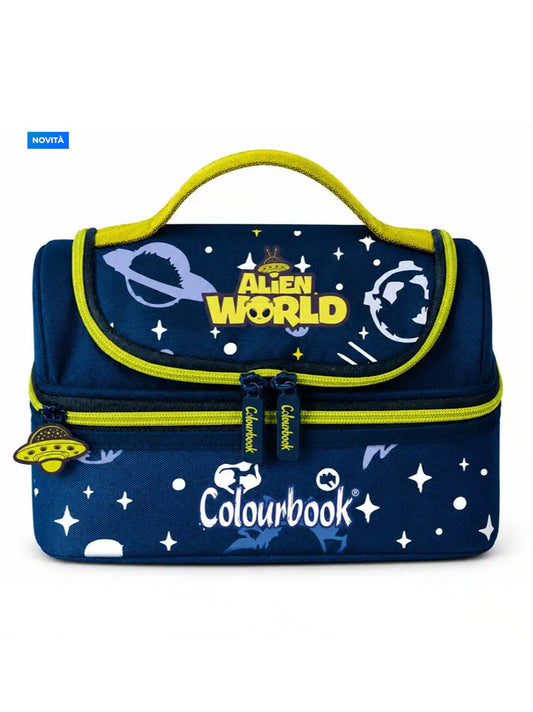 Lunch Bag Alien World Colourbook