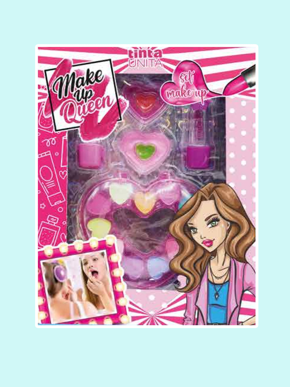 Make Up Queen Heart Set Tinta Unita