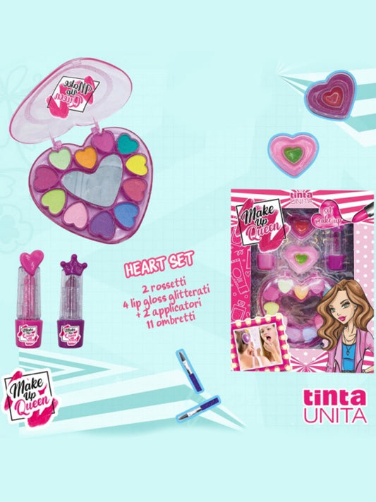 Make Up Queen Heart Set Tinta Unita