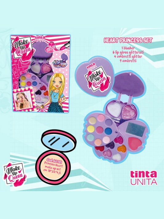 Make Up Queen Tinta Unita Trousse Princess Heart Set