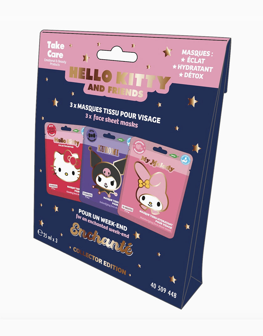 Maschera Viso Hello Kitty & Friends - Set 3 Pezzi Collector Edition