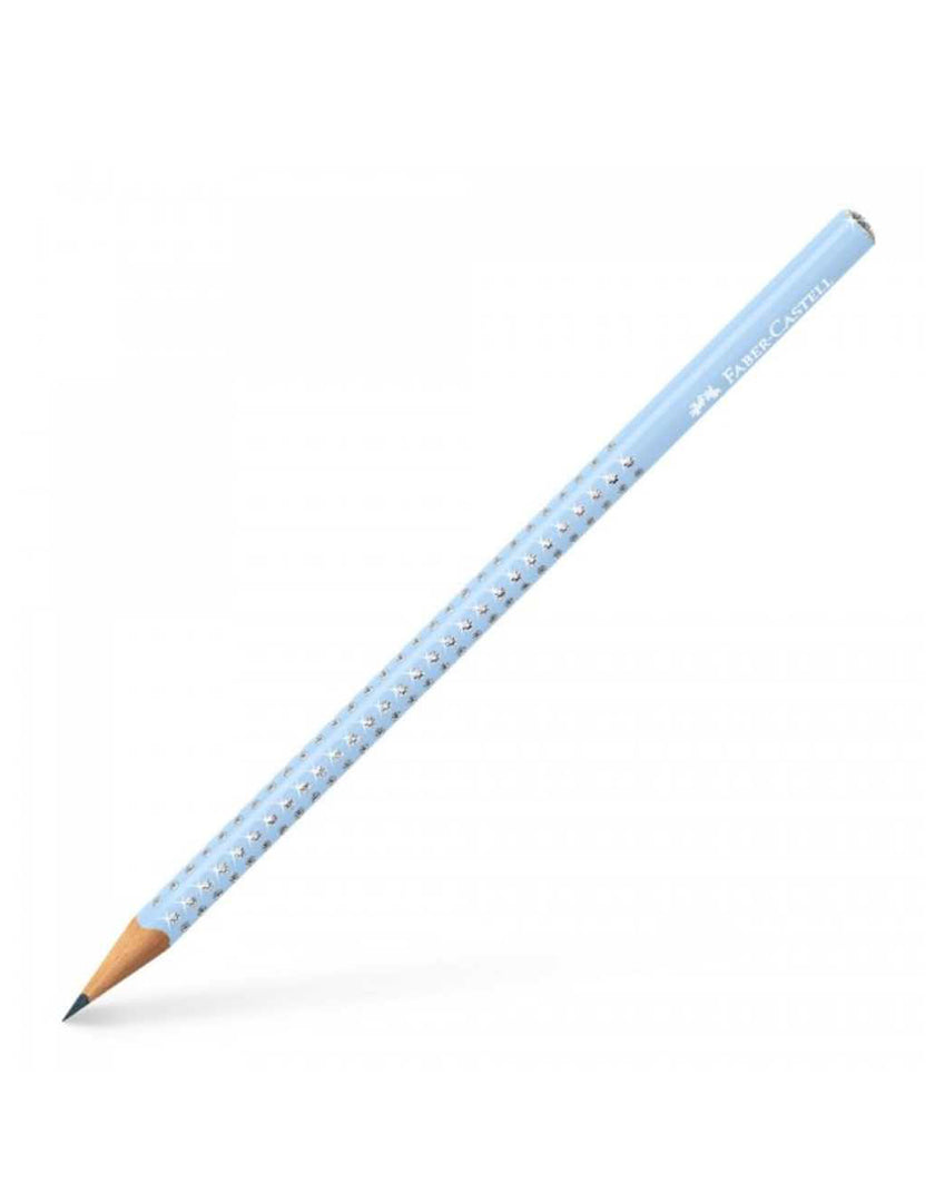 Matita Faber-Castell Sparkle Sky Blu - Eleganza e Funzionalità per un Look Brillante