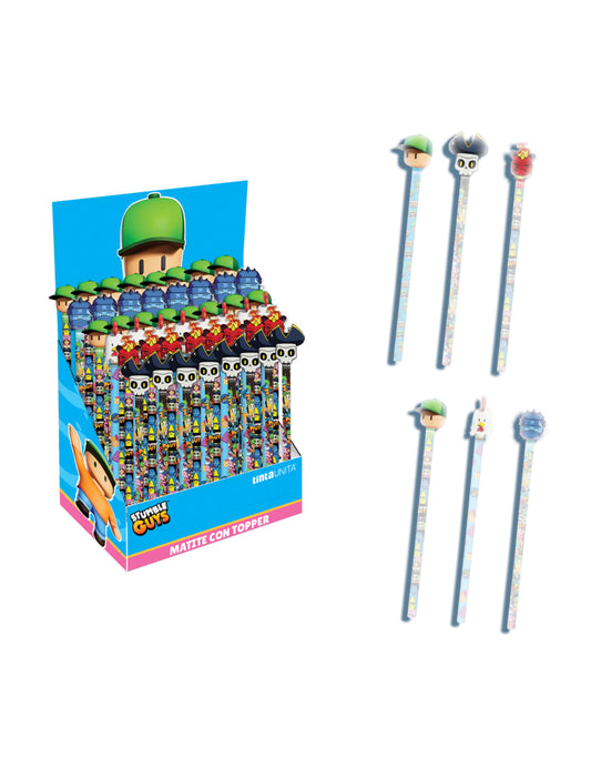 Matita con Topper Stumble Guys – Tinta Unita