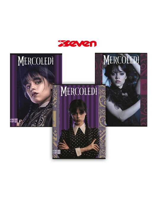 Set 10 Quaderni A4 Mercoledì Seven - Rigo Elementari e Medie