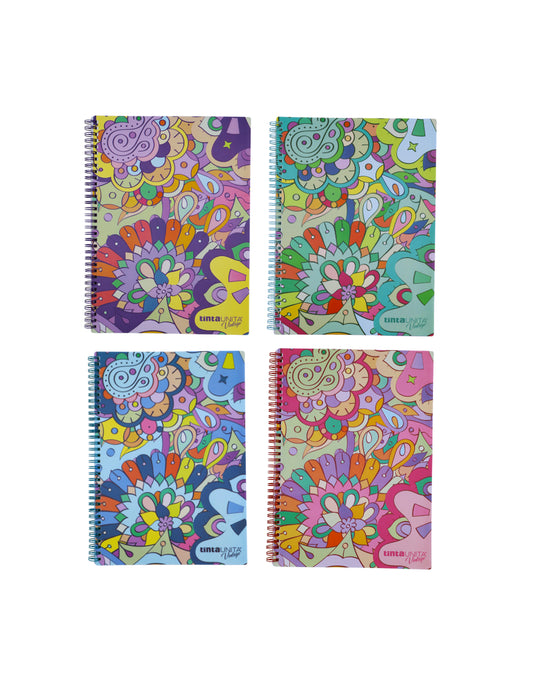 Maxi Quaderno Spiralato A4 Tinta Unita Vintage – Copertina PPL 5mm